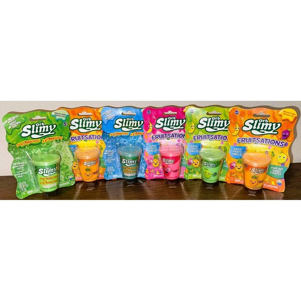 NEW Orb 4 Slimy Fruitsations + 2 Original Slime